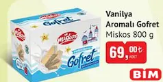 MİSKOS VANİLYA AROMALI GOFRET 800 G